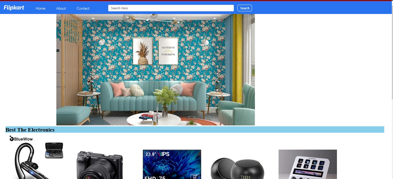 Flipkart Clone Project by MA Web Designer